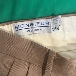 Givenchy Men's Brown Dress Pants vintage Like New made in U.S.A